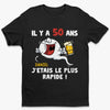 T-shirt Unisexe, T-shirt Premium, Hoodie Personnalisé – Cadeau Anniversaire Pour Mon Meilleur Ami – J'etais Le Plus Rapide