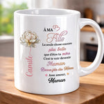 Mug Personnalisé – Cadeau Fête des Mères pour Fille – Un Nouveau Voyage Sacré