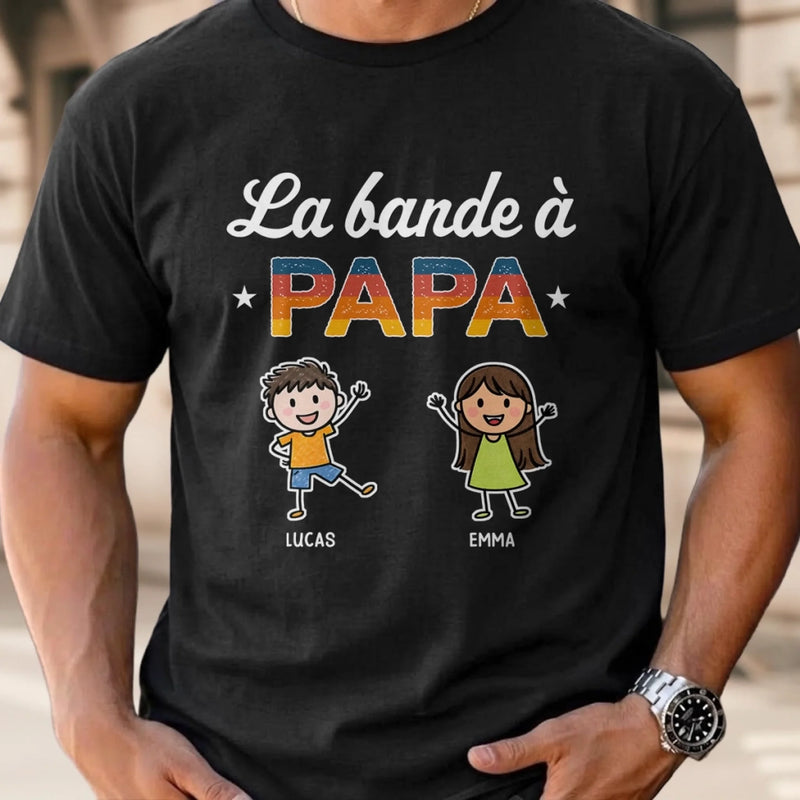 T-shirt Unisexe, T-shirt Premium, Hoodie Personnalisé – Cadeau Pour Papa - Papa Passe Au Niveau Supérieur