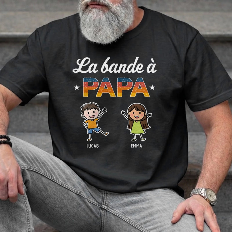 T-shirt Unisexe, T-shirt Premium, Hoodie Personnalisé – Cadeau Pour Papa - Papa Passe Au Niveau Supérieur
