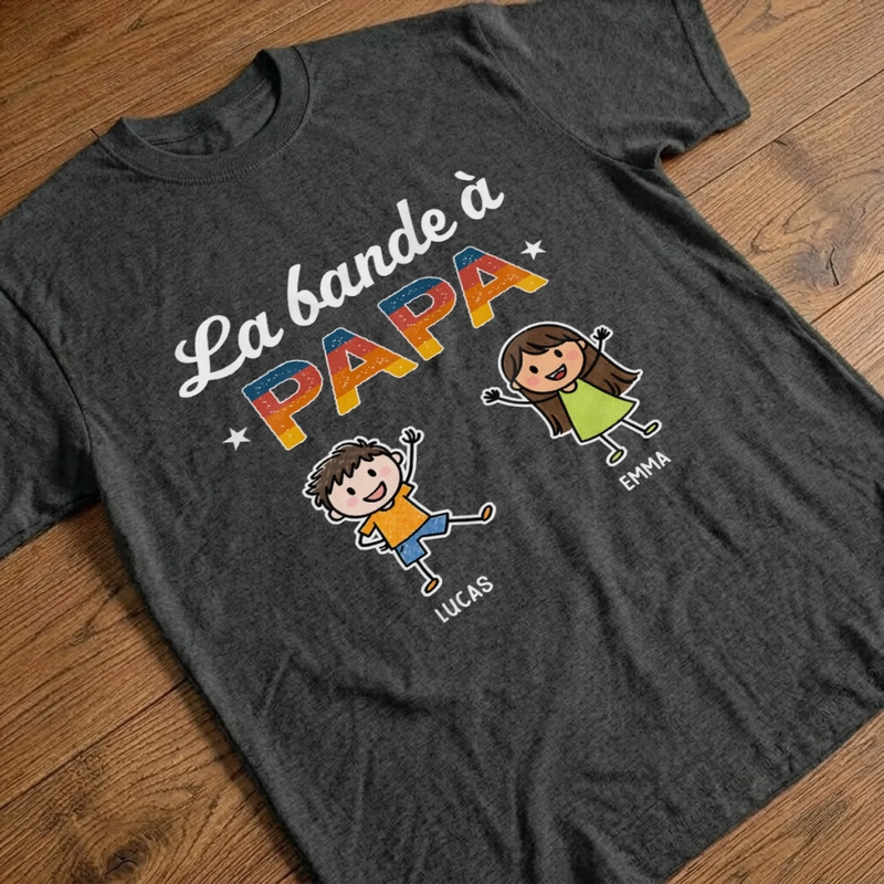 T-shirt Unisexe, T-shirt Premium, Hoodie Personnalisé – Cadeau Pour Papa - Papa Passe Au Niveau Supérieur