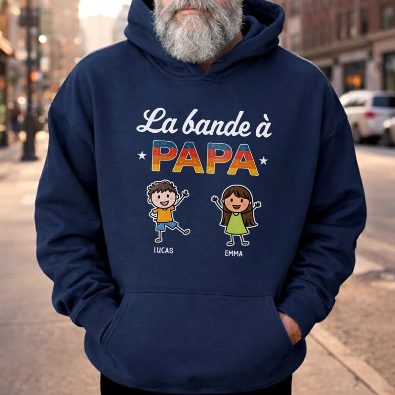 T-shirt Unisexe, T-shirt Premium, Hoodie Personnalisé – Cadeau Pour Papa - Papa Passe Au Niveau Supérieur