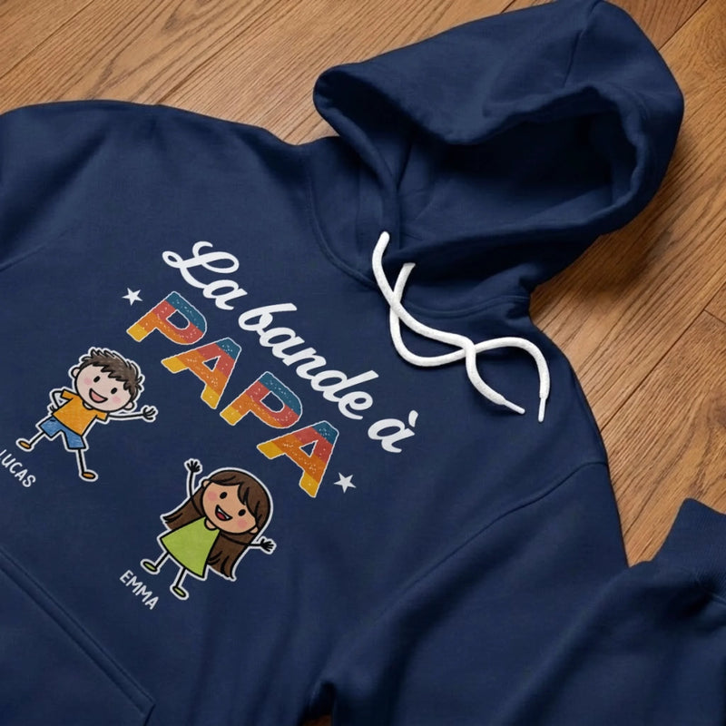 T-shirt Unisexe, T-shirt Premium, Hoodie Personnalisé – Cadeau Pour Papa - Papa Passe Au Niveau Supérieur