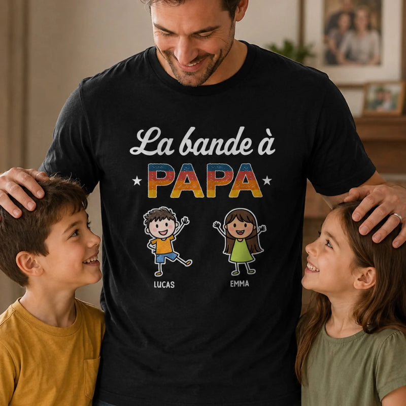T-shirt Unisexe, T-shirt Premium, Hoodie Personnalisé – Cadeau Pour Papa - Papa Passe Au Niveau Supérieur