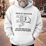 T-shirt Unisexe, T-shirt Premium, Hoodie Personnalisé – Cadeau Pour Papa - Un Lien Qui Ne Peut Être Rompu