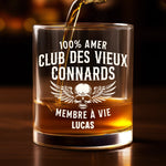 Verre À Whisky Personnalisé – Cadeau Pour Papa –  Membre À Vie