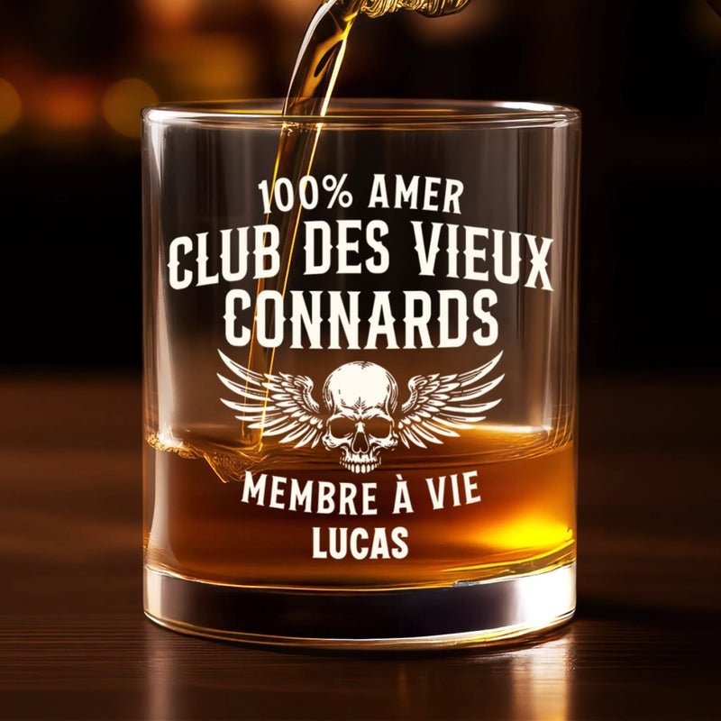 Verre À Whisky Personnalisé – Cadeau Pour Papa –  Membre À Vie