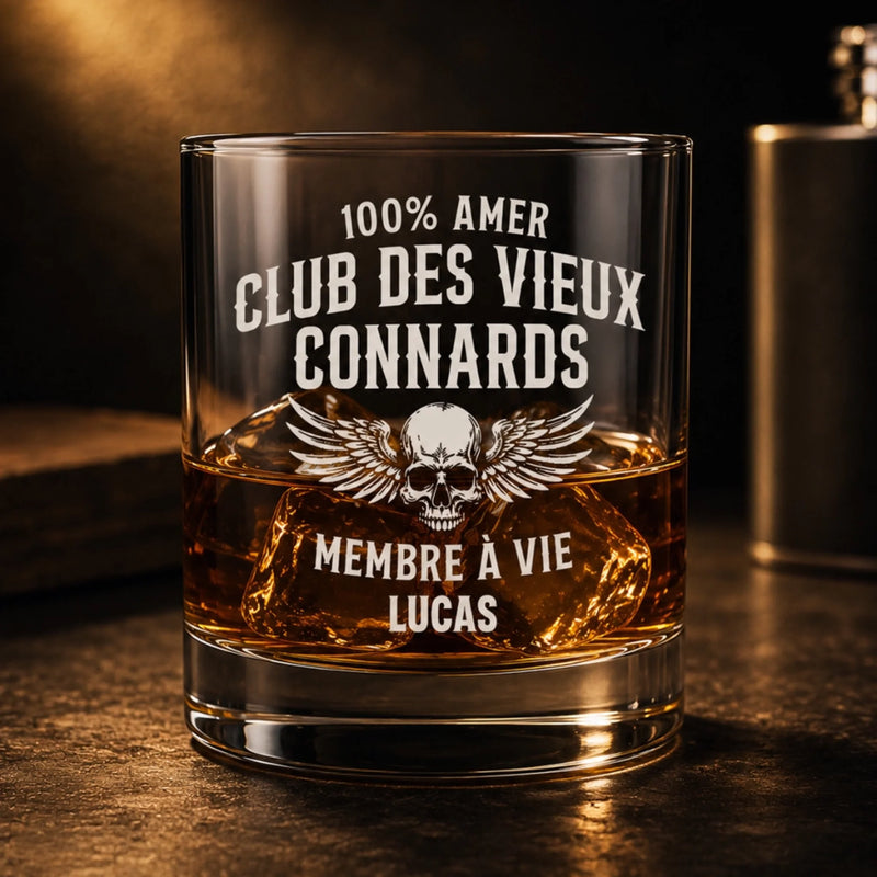 Verre À Whisky Personnalisé – Cadeau Pour Papa –  Membre À Vie