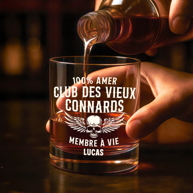Verre À Whisky Personnalisé – Cadeau Pour Papa –  Membre À Vie