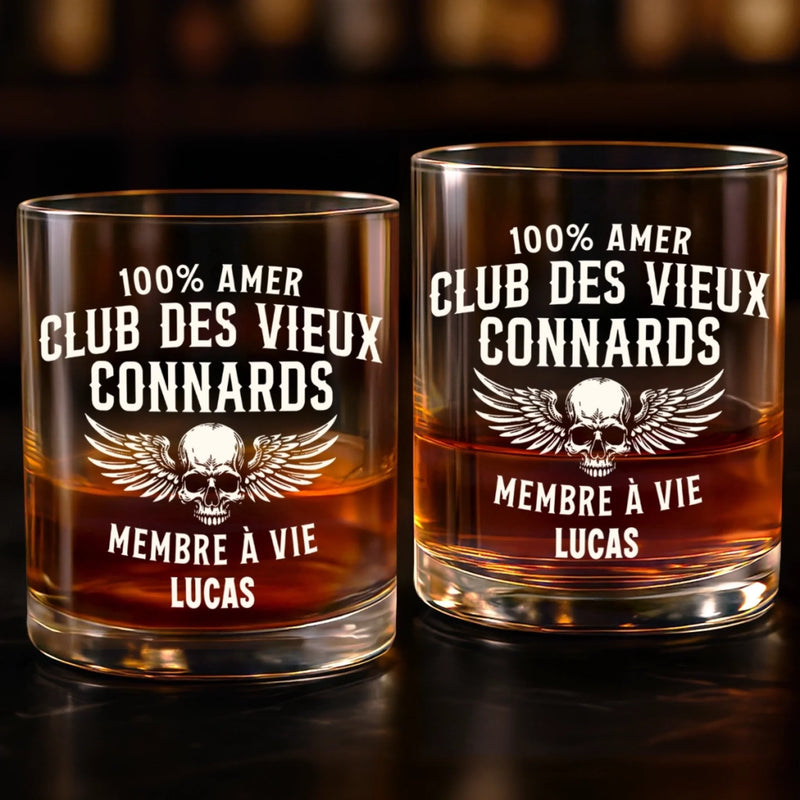 Verre À Whisky Personnalisé – Cadeau Pour Papa –  Membre À Vie