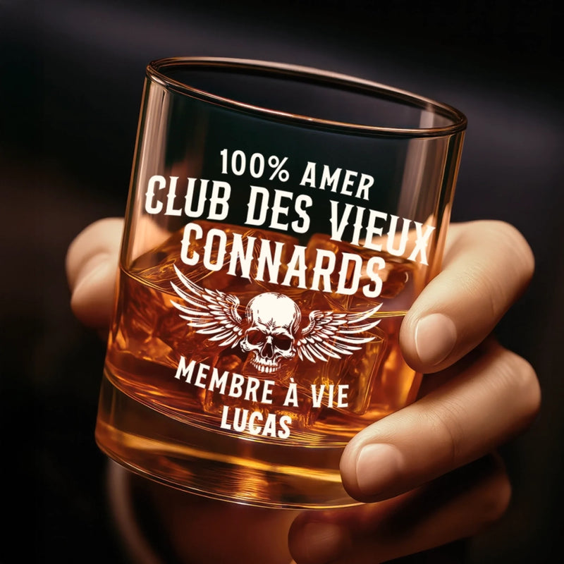 Verre À Whisky Personnalisé – Cadeau Pour Papa –  Membre À Vie