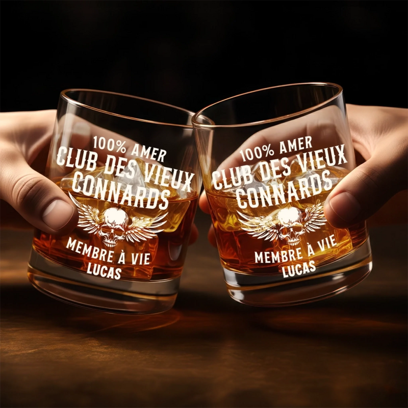 Verre À Whisky Personnalisé – Cadeau Pour Papa –  Membre À Vie