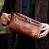Trousse de toilette en cuir gravée personnalisée – Cadeau Rigolo pour Homme – Membre à vie