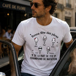 T-shirt Unisexe, T-shirt Premium, Hoodie Personnalisé – Cadeaux Pour La Fête Des Pères, Cadeau Humoristiques pour Papa - On Nage Vers La Victoire