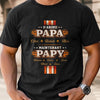 T-shirt unisexe, Hoodie Personnalisé – Cadeau pour Papy, Papa – D’abord papa, toujours fier