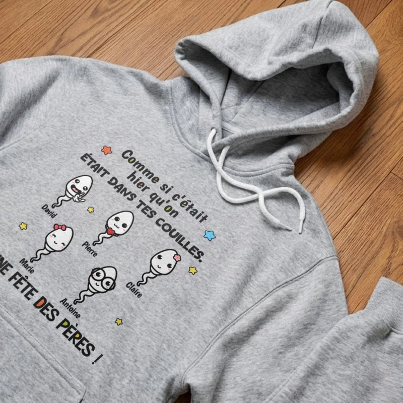 T-shirt Unisexe, T-shirt Premium, Hoodie Personnalisé – Cadeaux Pour La Fête Des Pères, Cadeau Humoristiques pour Papa - Ton Meilleur Chef-D’œuvre