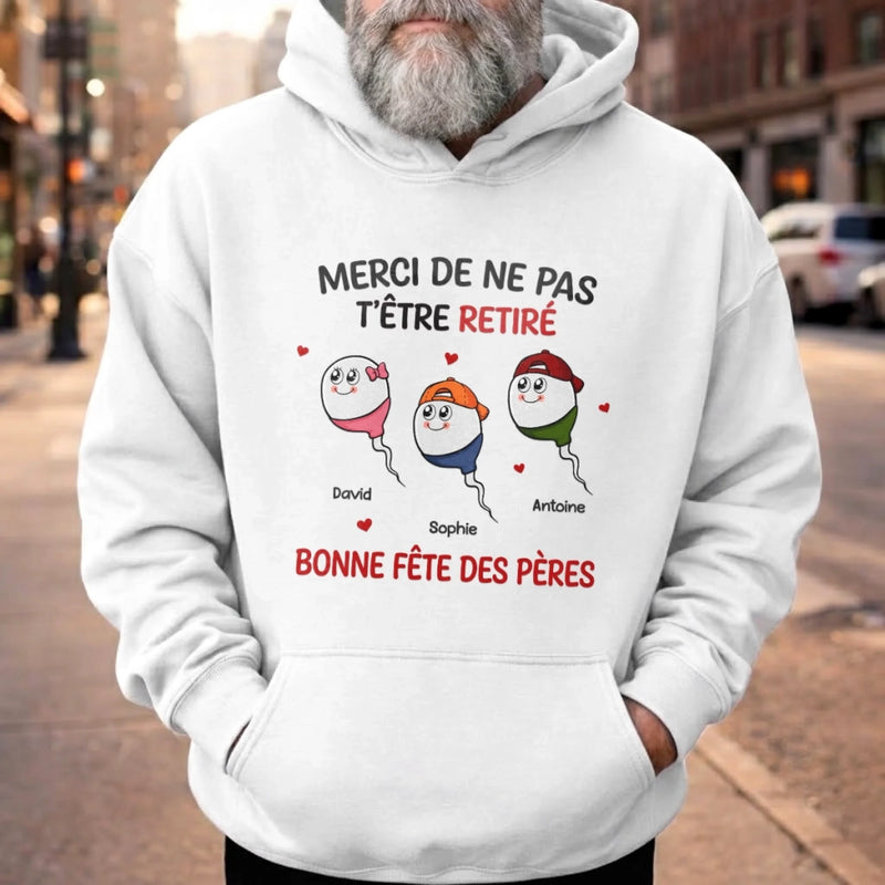 T-shirt Unisexe, T-shirt Premium, Hoodie Personnalisé – Cadeaux Pour La Fête Des Pères, Cadeau Humoristiques pour Papa - Ton Meilleur Coup