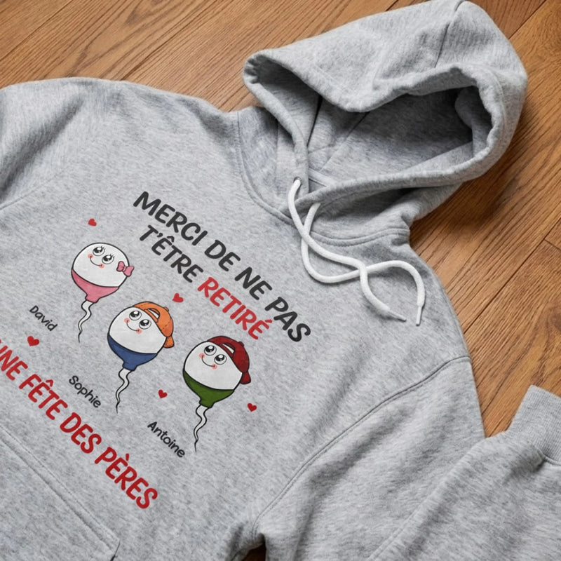 T-shirt Unisexe, T-shirt Premium, Hoodie Personnalisé – Cadeaux Pour La Fête Des Pères, Cadeau Humoristiques pour Papa - Ton Meilleur Coup