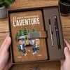 Ensemble de Carnets Personnalisés – Cadeau Pour Amoureux Du Camping - Et Ainsi Commence L'aventure