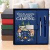 Ensemble de Carnets Personnalisés – Cadeau Pour Amoureux Du Camping Et Couples Aventuriers - La Maison, C'est Là Où L'on Se Gare
