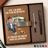 Ensemble de Carnets Personnalisés – Cadeau Pour Amoureux Du Camping, Retraités - Le Camping M’appelle