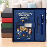 Ensemble de Carnets Personnalisés – Cadeau Pour Amoureux Du Camping Et Couples Aventuriers - Créer Des Souvenirs Sur Chaque Camping