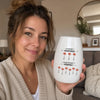 Vase ovale en céramique personnalisé – Cadeau Pour Mamie – D’Abord Maman Maintenant Grand-Mère