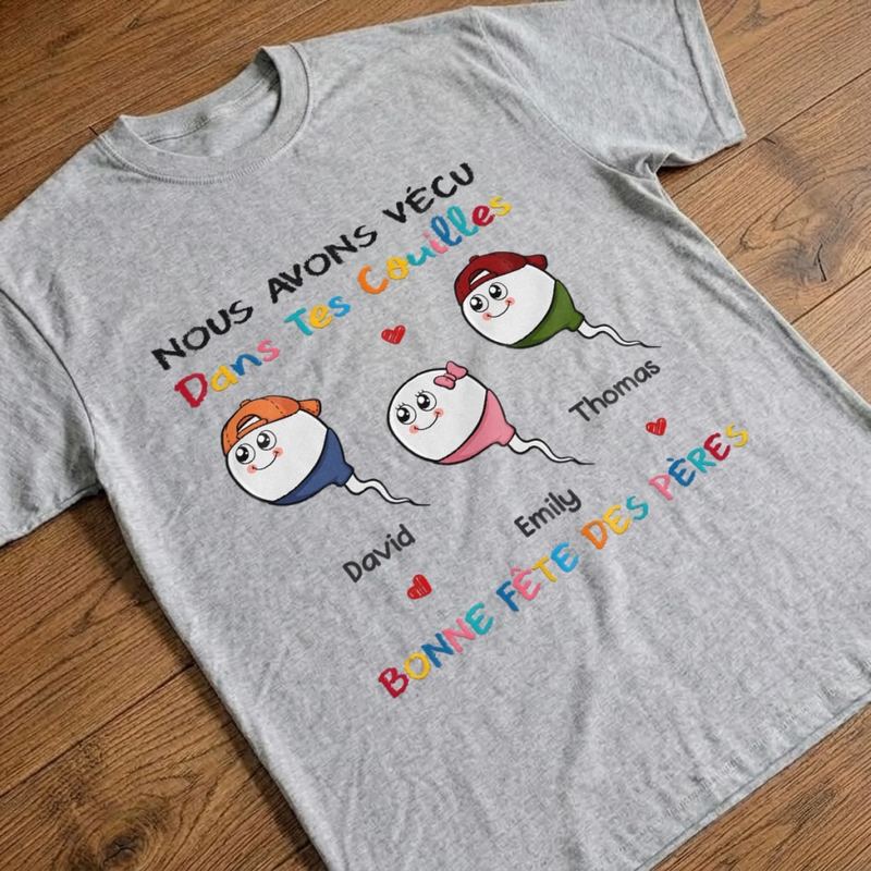 T-shirt unisexe, Hoodie personnalisé – Cadeau Rigolo pour Papa – Fête des Pères – Ton meilleur coup