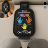 Pare-soleil de voiture en cuir Personnalisé – Cadeaux Pour La Fête Des Pères Pour Papa, Papy – Roulez Prudemment, Profitez Du Voyage