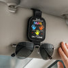 Pare-soleil de voiture en cuir Personnalisé – Cadeaux Pour La Fête Des Pères Pour Papa, Papy – Roulez Prudemment, Profitez Du Voyage