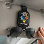 Pare-soleil de voiture en cuir Personnalisé – Cadeaux Pour La Fête Des Pères Pour Papa, Papy – Roulez Prudemment, Profitez Du Voyage