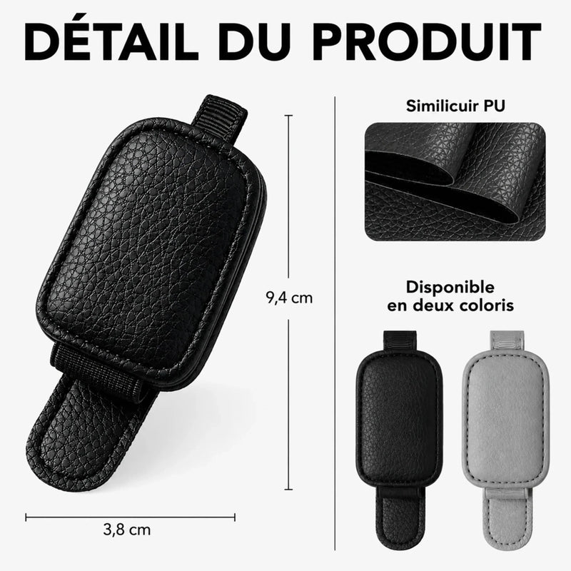Pare-soleil de voiture en cuir Personnalisé – Cadeaux Pour La Fête Des Pères Pour Papa, Papy – Prenez La Route Du Bonheur