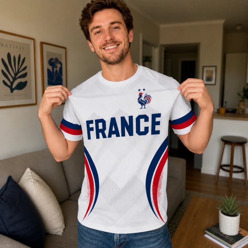 Maillot de Foot Personnalisé – Cadeau Pour Fan de Football – Prêt Pour La Victoire