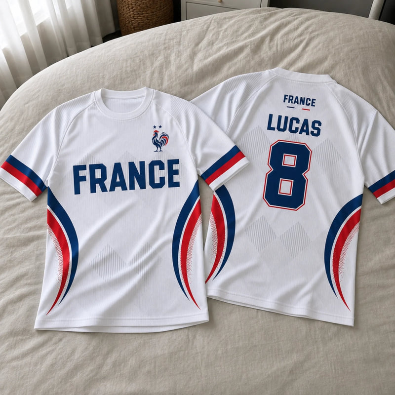 Maillot de Foot Personnalisé – Cadeau Pour Fan de Football – Prêt Pour La Victoire