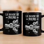 Mug Noir Personnalisé – Cadeau Pour Papa, Papy – La Bande De Papa
