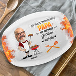 Planche De Grill Personnalisée Avec Photo – Cadeau Humoristiques Pour Papa – La Meilleure Viande Grillée