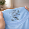 T-Shirt À Impression Intérieure Personnalisée – Cadeau Fête des Pères pour Fils – Fier Que Mon Enfant Ait Grandi