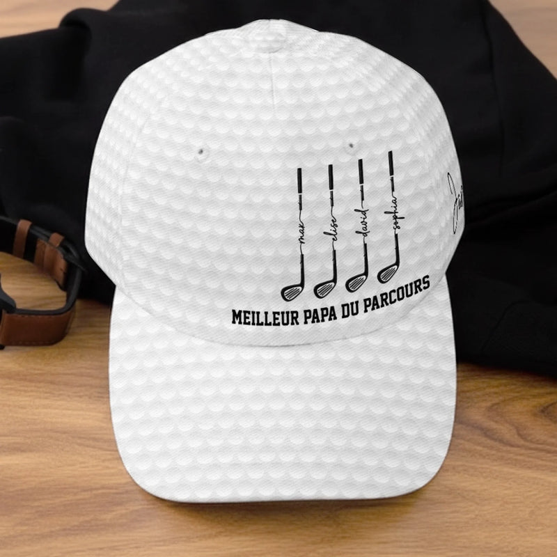 Personnalisée Casquette Classique – Cadeau Pour Papa, Papi – Prévisions du week-end : Golf