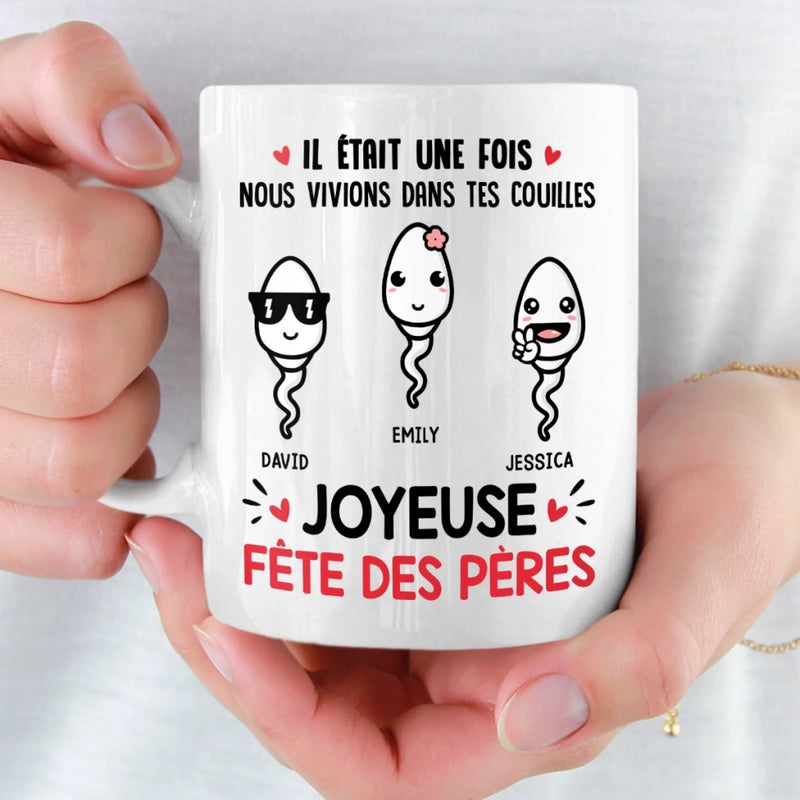 Mug Personnalisé à Effet 3D Gonflé – Cadeau Fête des Pères, Humoristiques pour Papa – Papa Légendaire, Idées Discutables