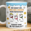 Mug Personnalisé à Effet 3D Gonflé – Cadeau Fête des Pères, Humoristiques pour Papa – Mini Toi, Maxi Bonheur