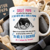 Mug Personnalisé – Cadeau Fête des Pères Pour Nouvelle Papa – J'ai Hâte De Te Rencontrer