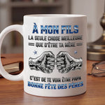 Mug Personnalisé à Effet 3D Gonflé – Cadeau Fête Des Pères Pour Fils – Toujours Fière De Toi