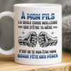 Mug Personnalisé à Effet 3D Gonflé – Cadeau Fête Des Pères Pour Fils – Toujours Fière De Toi