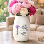 Vase Ovale En Céramique Personnalisé – Cadeau Pour Fille - L'ère Des Mamans Commence