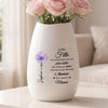 Vase Ovale En Céramique Personnalisé – Cadeau Pour Fille - L'ère Des Mamans Commence