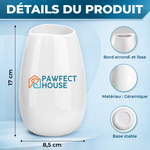 Vase Ovale En Céramique Personnalisé – Cadeau Pour Maman, Mamie - Là Où Les Souvenirs S'épanouissent