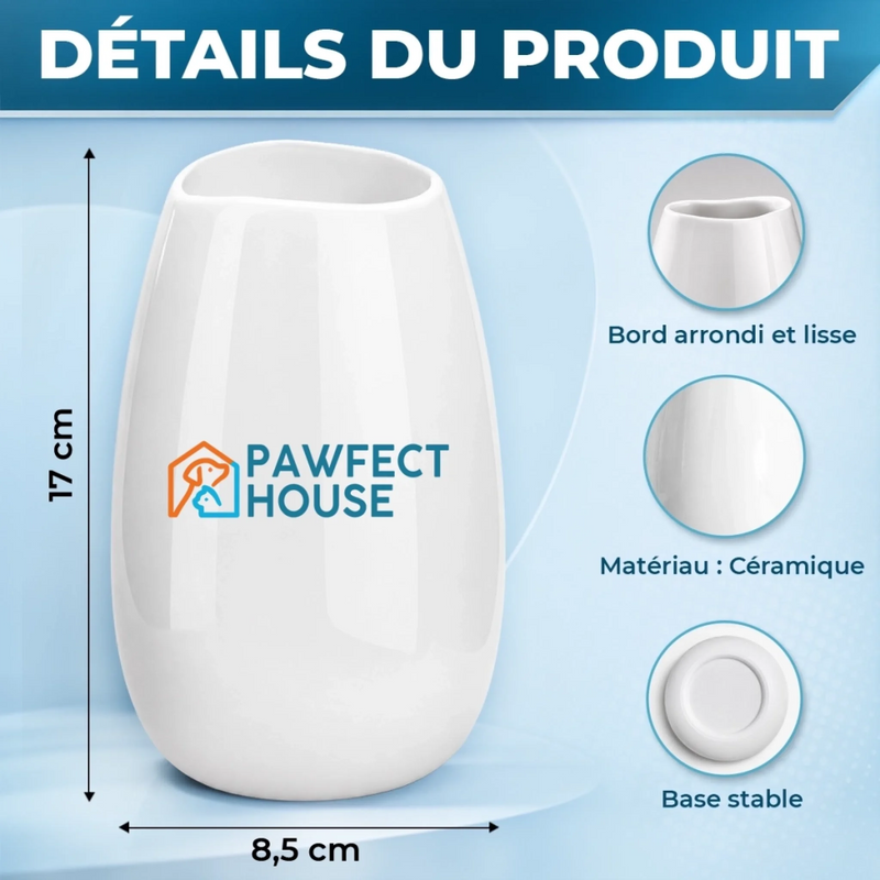 Vase Ovale En Céramique Personnalisé – Cadeau Pour Belle-Fille - Construit Par Amour