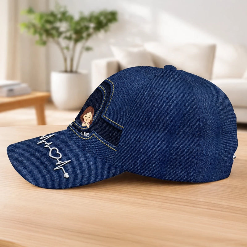 Casquette Classique Personnalisée – Cadeau Pour Papa, Papi – Homme Mythique