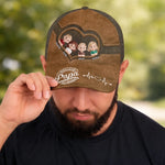 Casquette Classique Personnalisée – Cadeau Pour Papa, Papi – Héros Du Quotidien