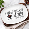 Assiette De Barbecue Personnalisé – Cadeau pour Papa – Le Patron Du BBQ